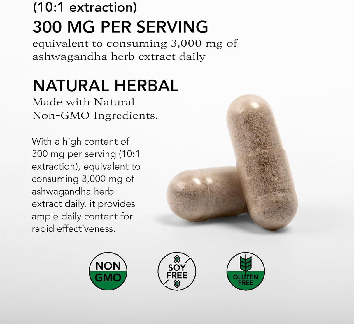 Ashwagandha 3000mg | 120 Cápsulas Vegetarianas | Suplemento