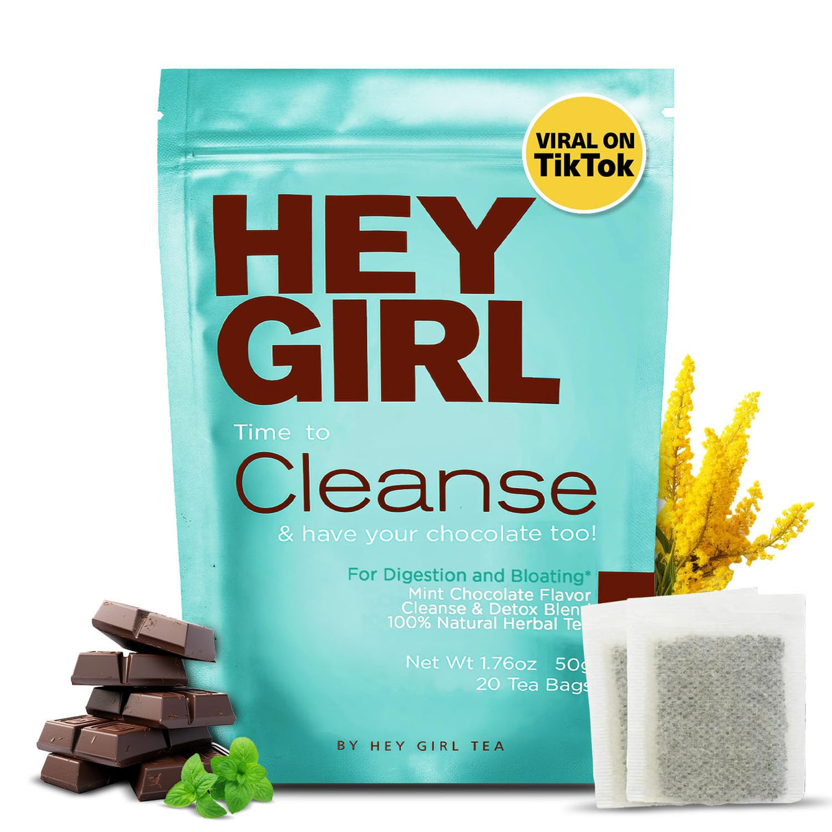 Té Detox Hey Girl | Limpieza Corporal y Laxante Herbal