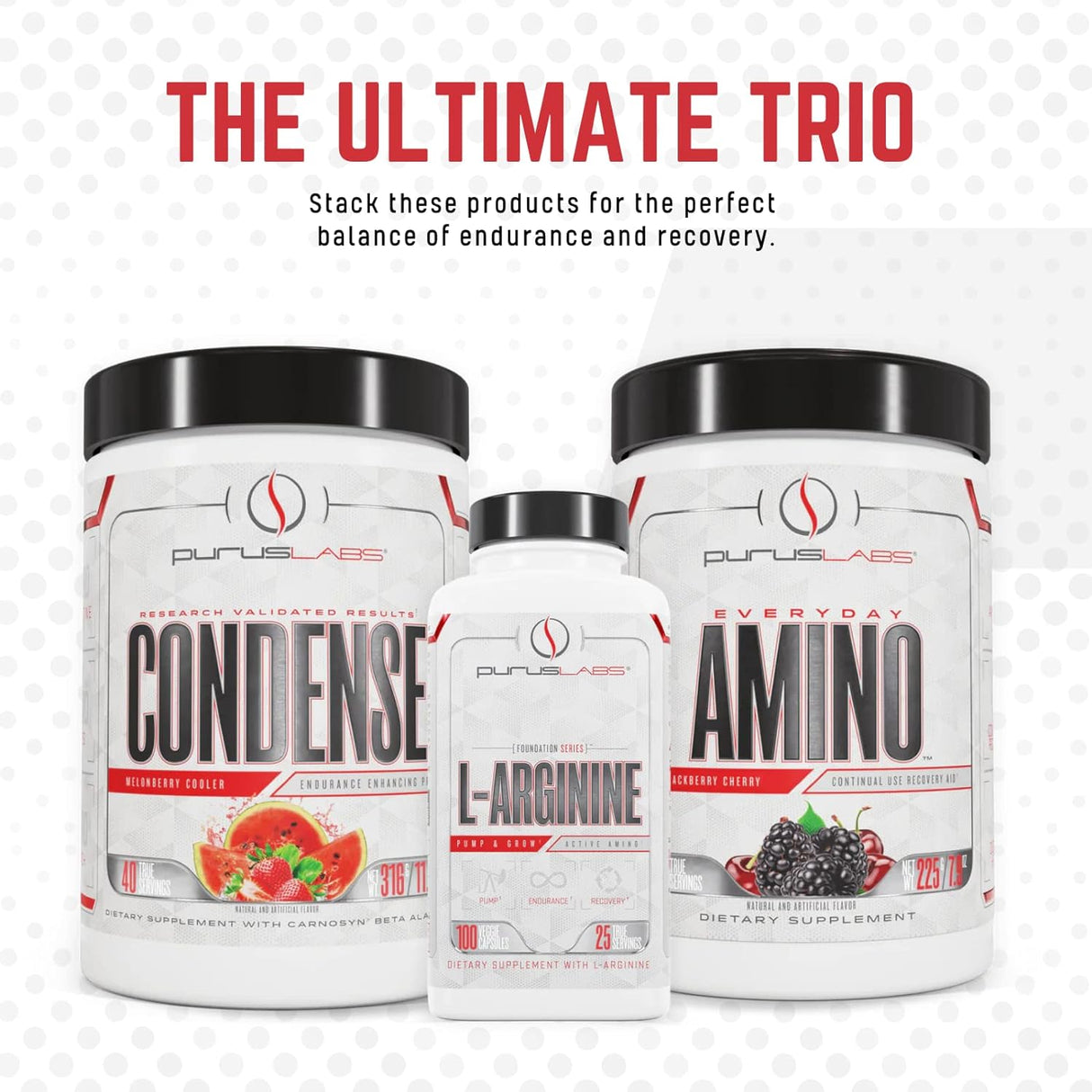 Purus Labs Aminoácido activo de L-arginina Resistencia 100un