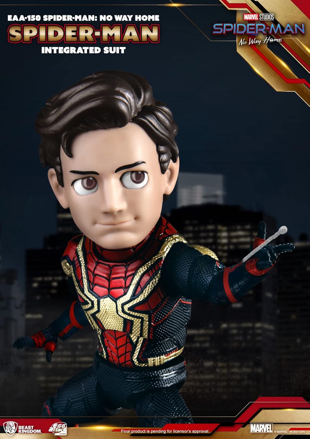 Figura de acción Spider-Man con traje integrado, modelo Egg Attack