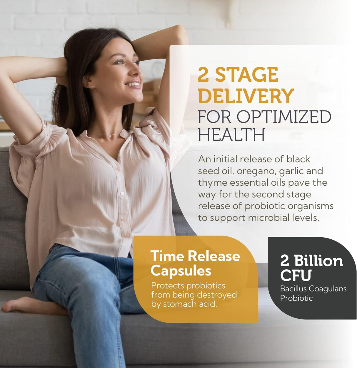 Suplemento CandAid Cleanse de salud digestiva con probiótico