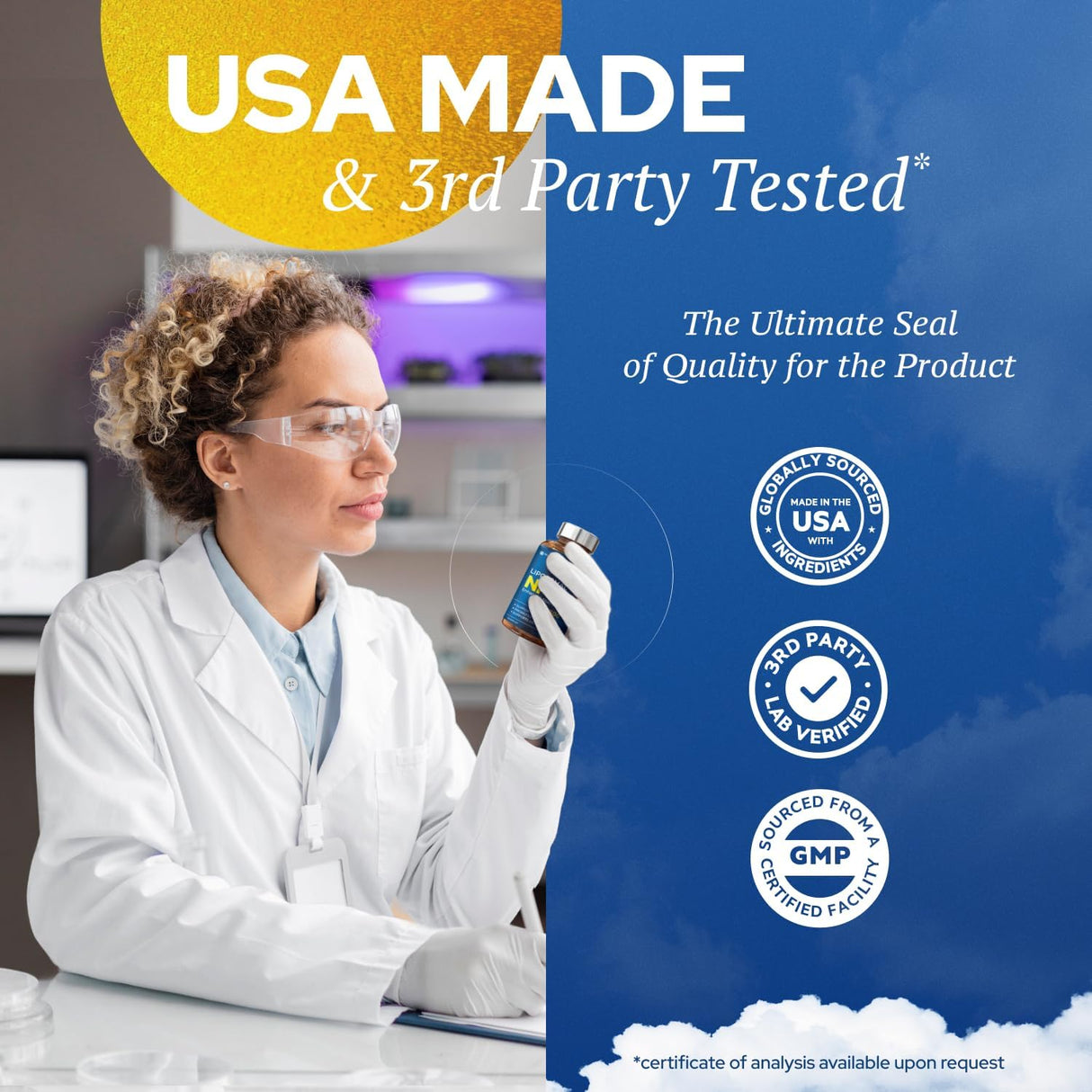 Suplemento NMN Alternativo - NMNH Liposomal Alta Pureza 300mg