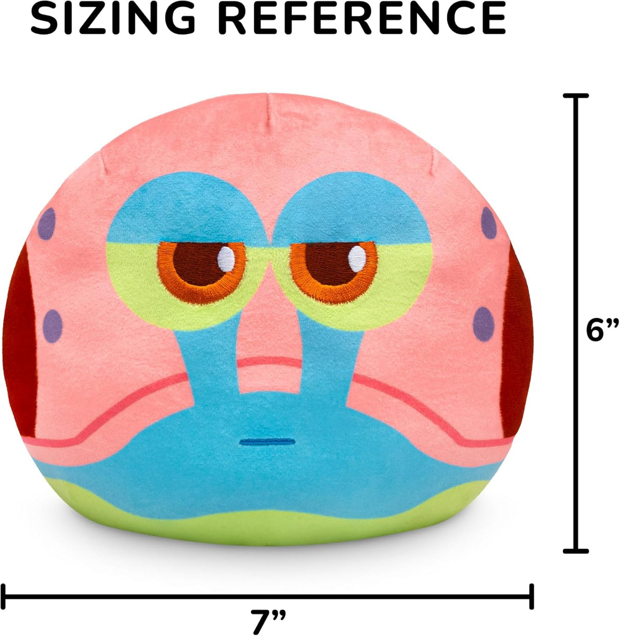 Peluche Reversible TeeTurtle Spongebob y Gary - Excl. Amazon