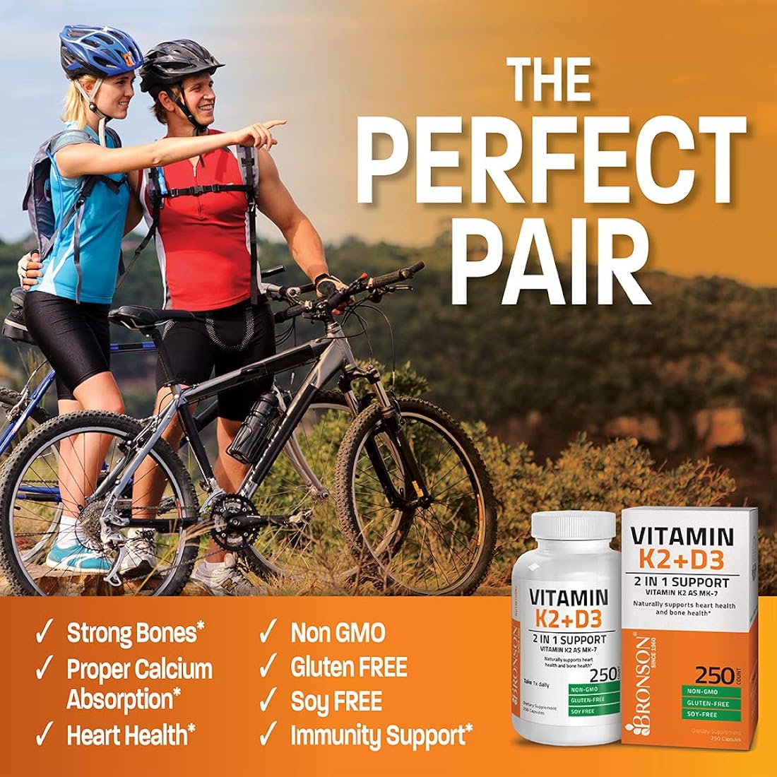 Suplementos Alimenticios Vitamina K2 + D3