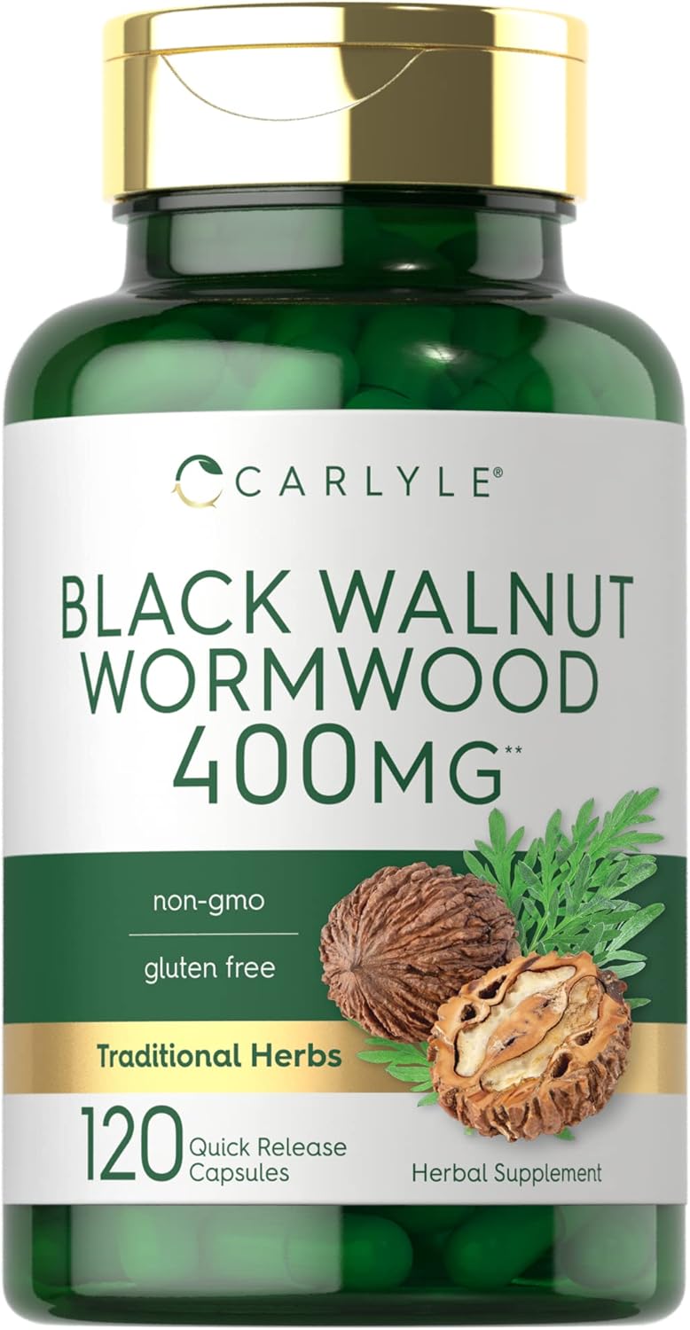 Carlyle Black Walnut Wormwood Cápsulas herbal 120