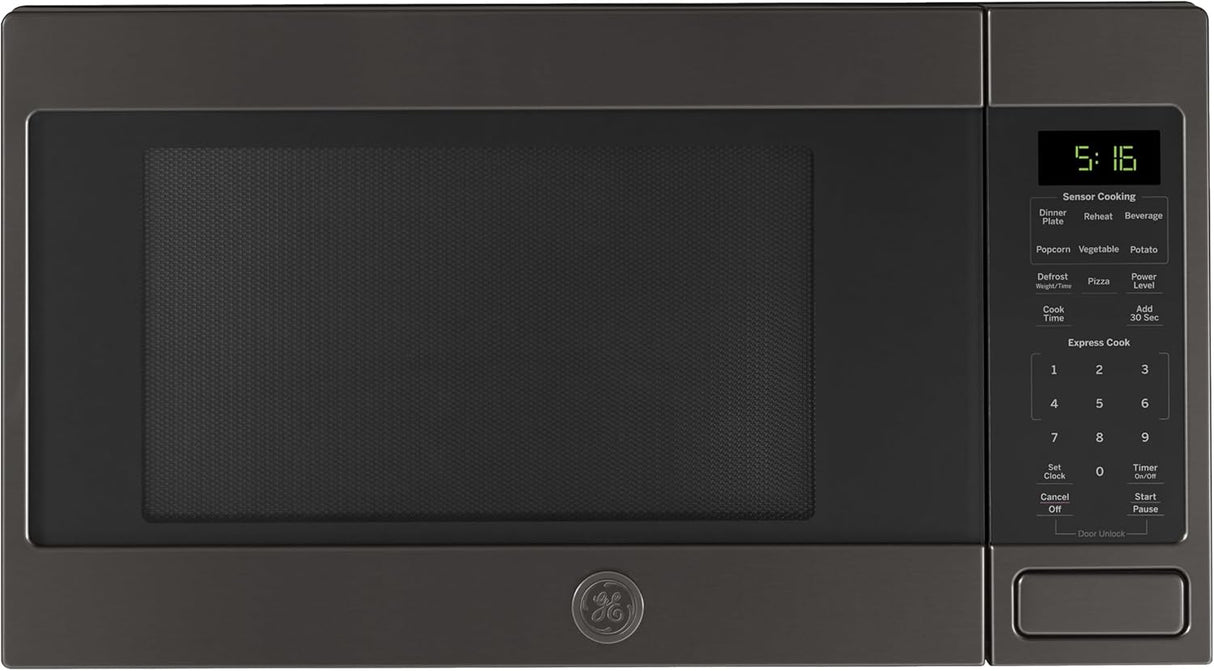 Microondas GE 1.6 Cu. Ft, 1,150W, 8 Configuraciones, GCST16S1WTS