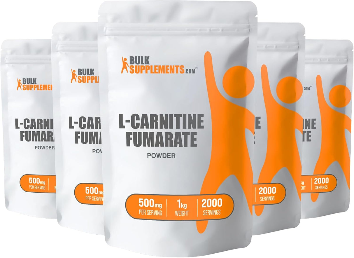 Suplemento de L-Carnitina Fumarato BulkSupplements 500mg 5kg
