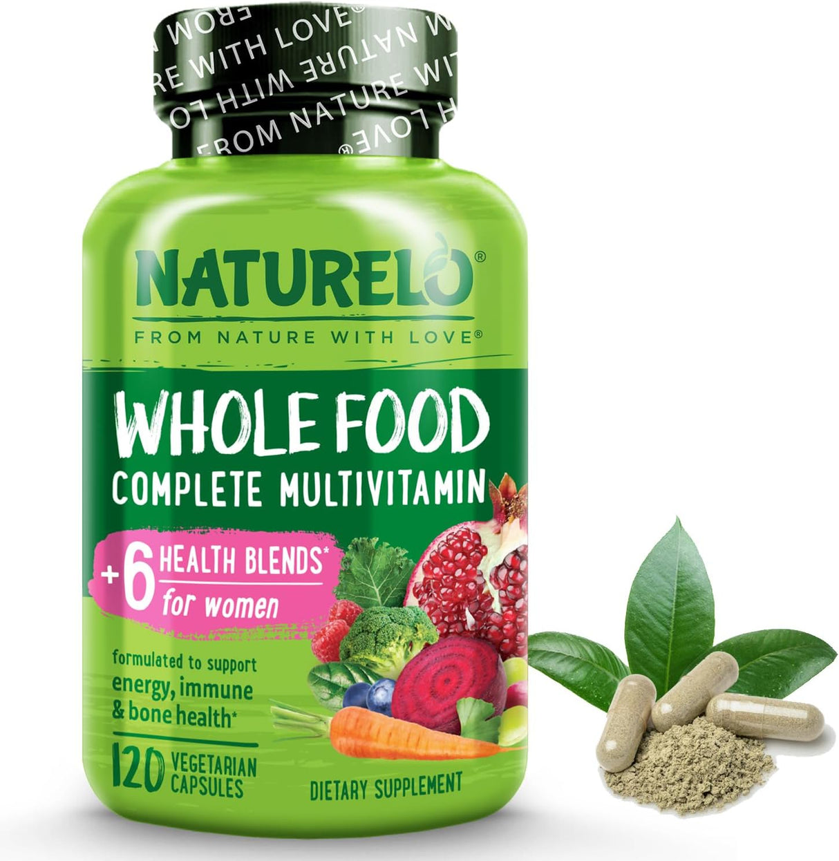 Multivitamínico Natural NATURELO para Mujeres - 120 Cápsulas
