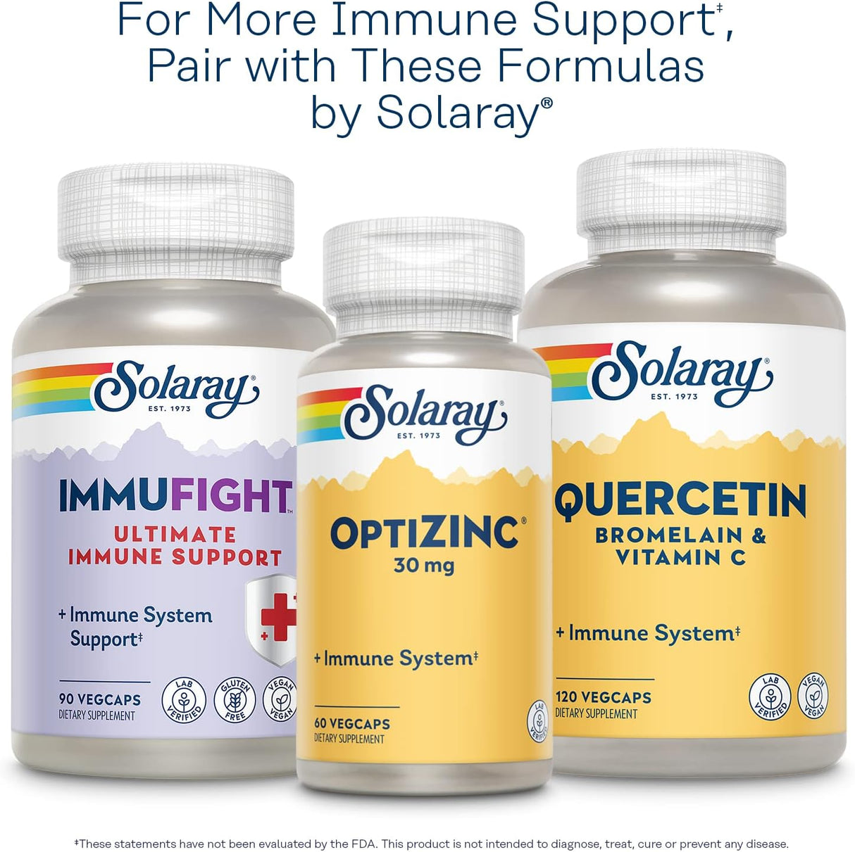 Vitaminas para defensa del sistema inmunológico Solaray