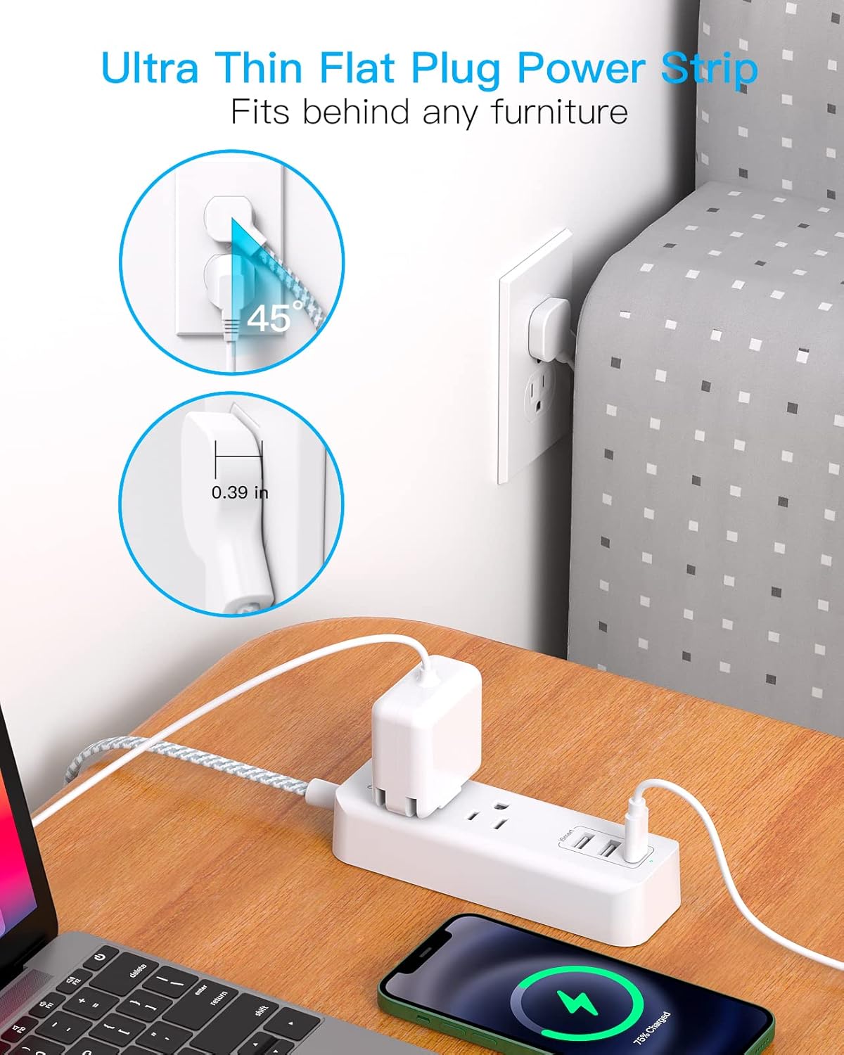 Cruise Essentials - Regleta de alimentación USB C, reglet