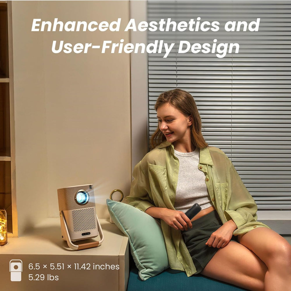 Proyector Yaber T2, WiFi 6, Bluetooth, 1080P, portátil