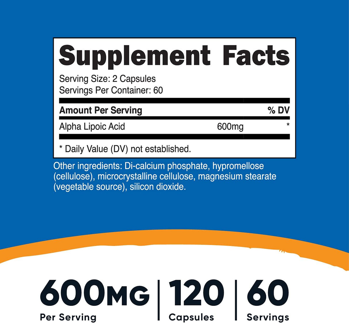 Suplementos Alimenticios Ácido alfa lipoico