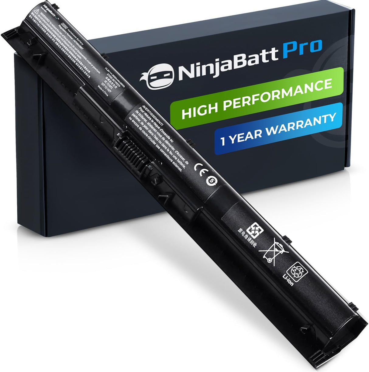 Batería Pro para HP, 4 celdas de 2600mAh/38Wh HS04 NinjaBatt