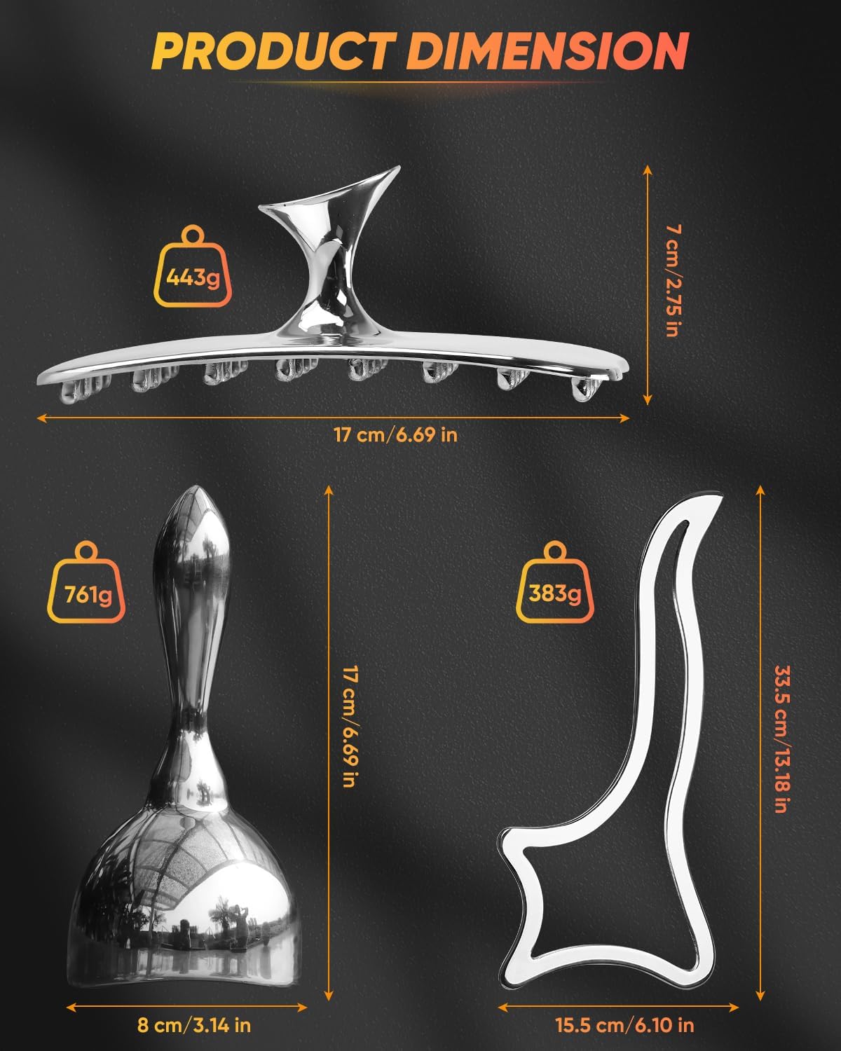 Herramientas de Masaje ONUEMP, Drenaje Linfático y Celulitis