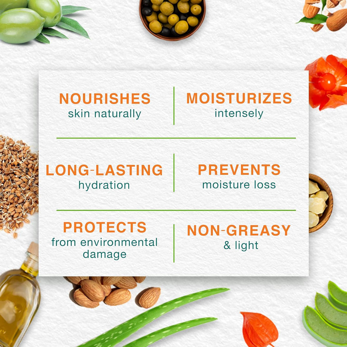 Crema nutritiva para la piel con aloe vera y cereza Himalaya