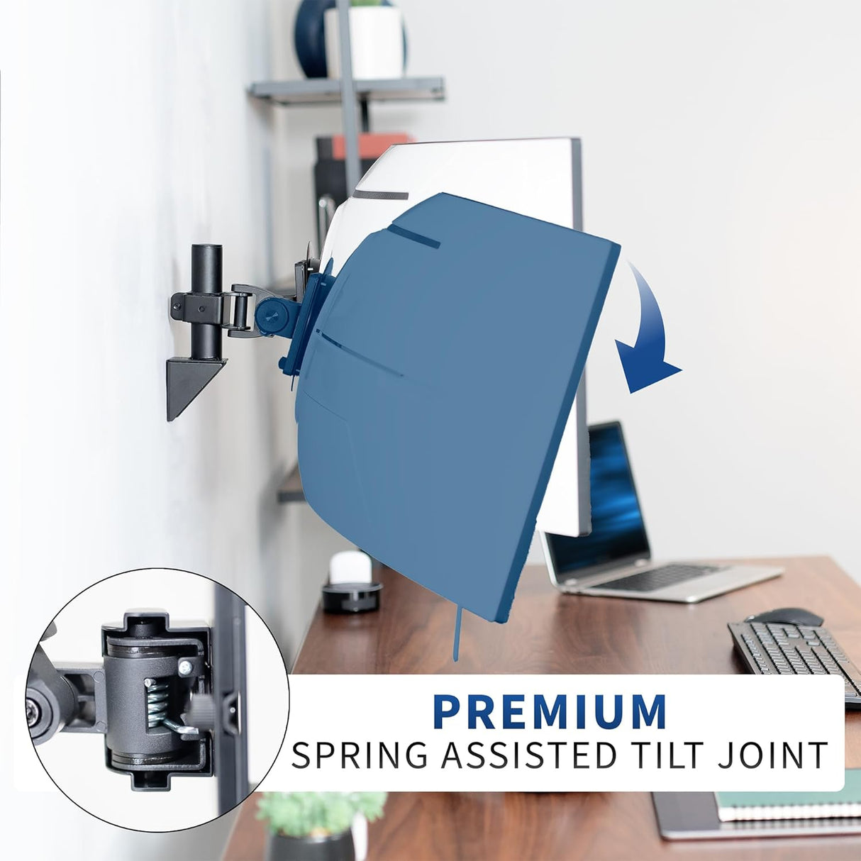 Soporte de Monitor Ultrawide VIVO, Articulable y Ajustable, MOUNT-WCB01A