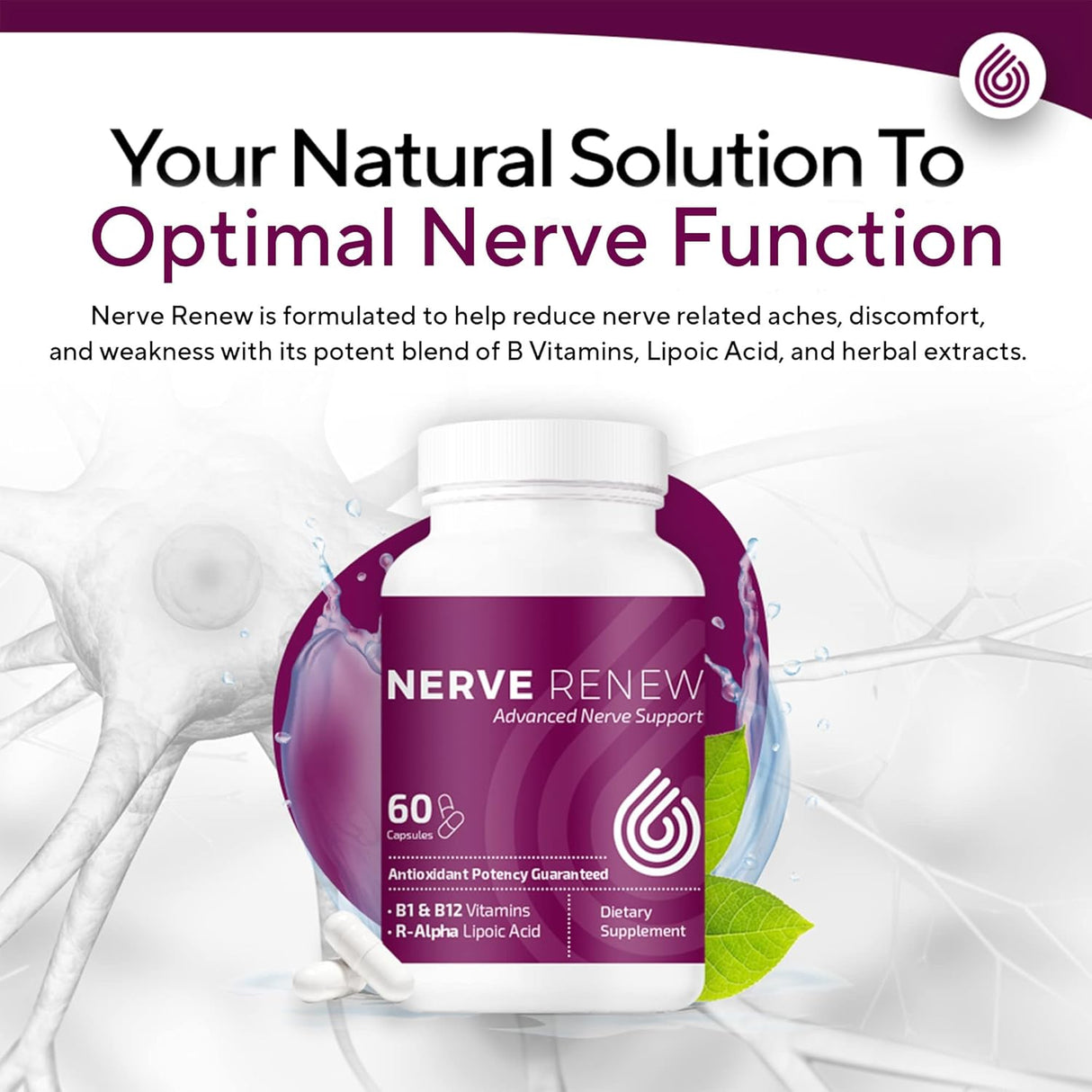 Suplementos Alimenticios Apoyo nervioso natural nerviosas