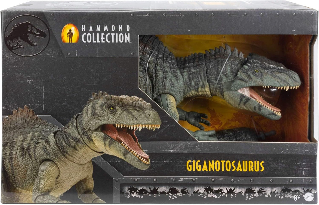 Figura Giganotosaurus Jurassic World, Mattel, 21 Articulaciones