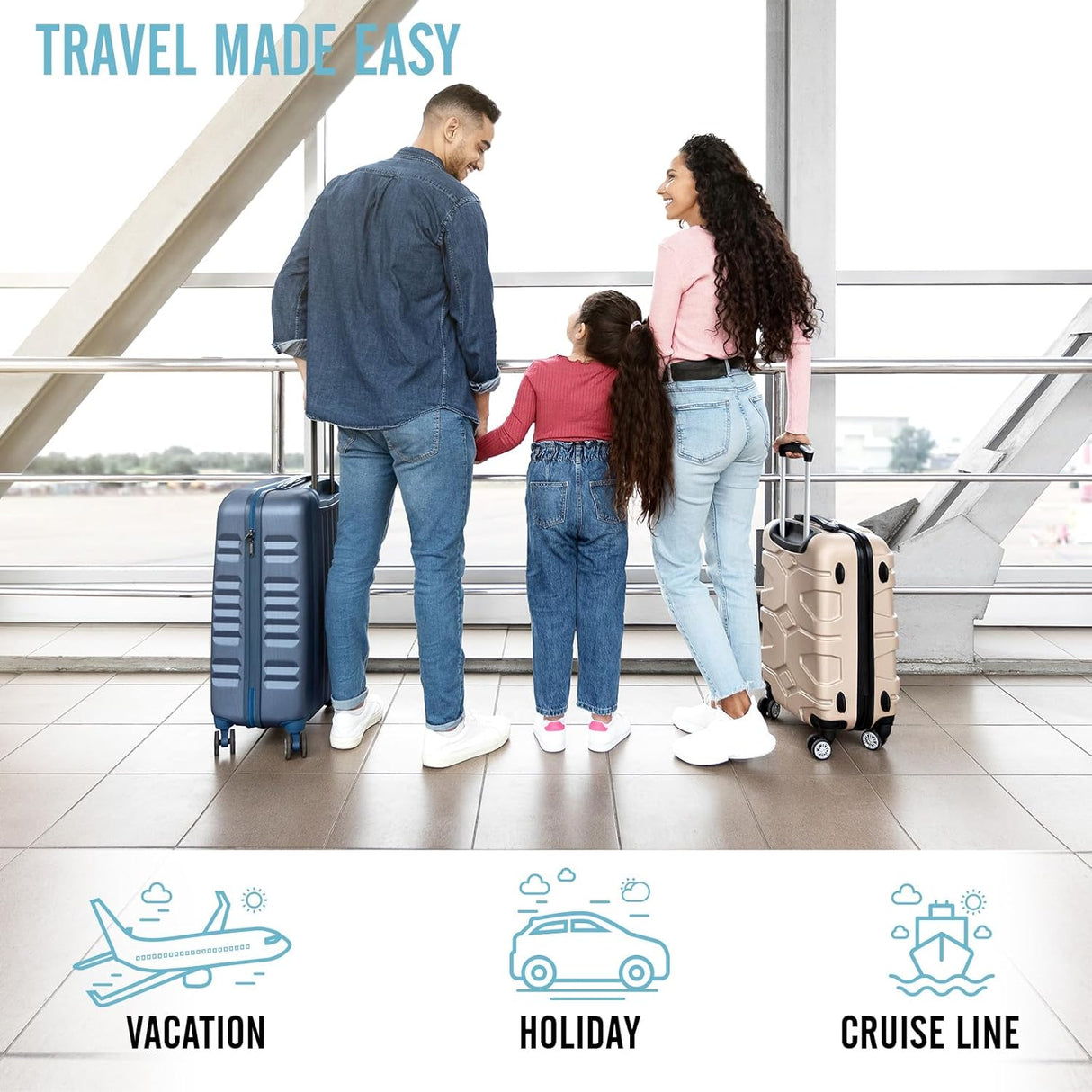 Juego de 8 cubos de embalaje Veken, organizadores de viaje