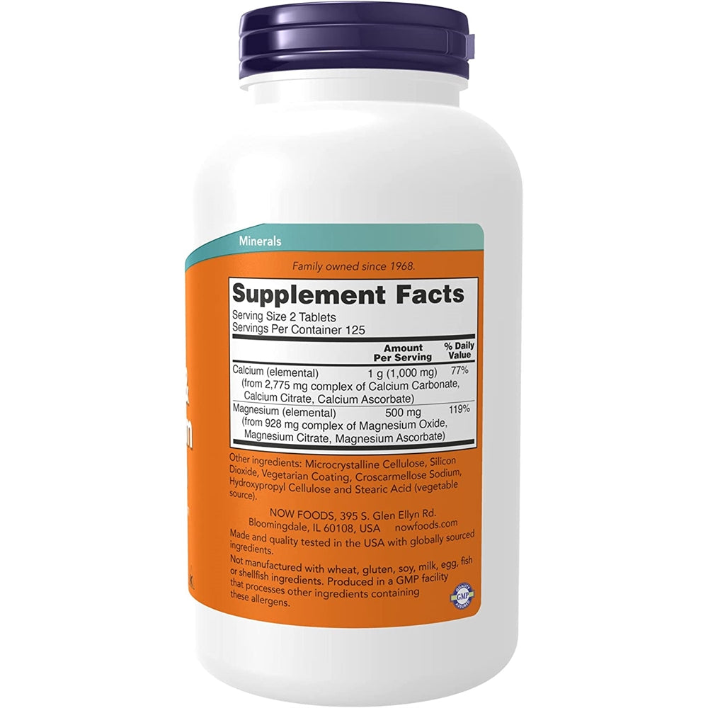 Comprimidos de calcio y magnesio (250 unidades)