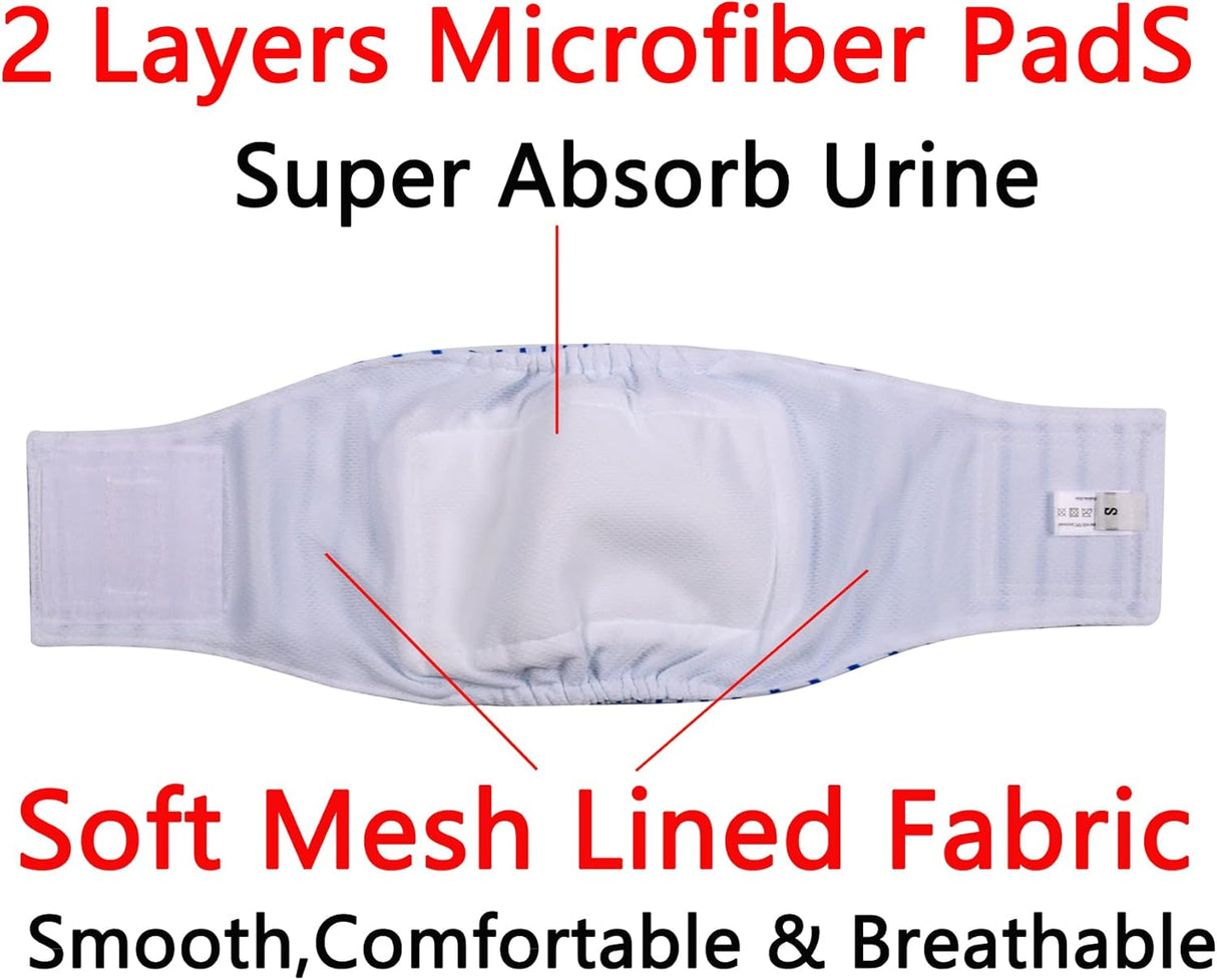 Vecomfy Bandas para vientre para perros macho de primera calidad