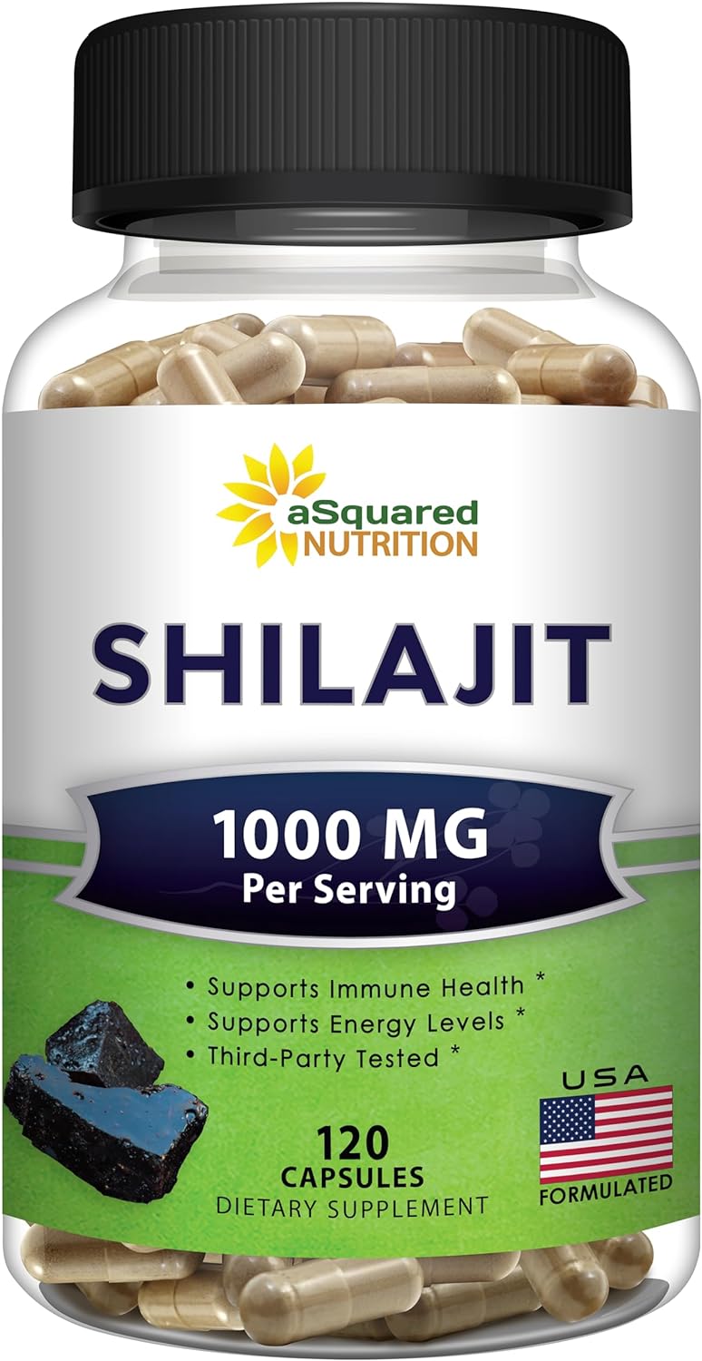 Suplemento Nutrition extracto puro Shilajit 1000mg - 120 cáp