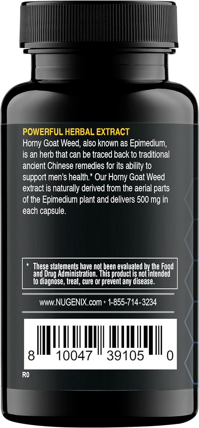 Suplemento Horny Goat Weed Extract Extracto de Epimedium 30u