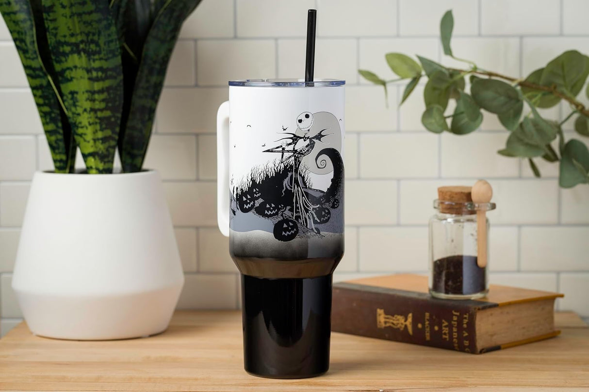 Taza de Acero Inoxidable Jack Skellington de Silver Buffalo 40 oz
