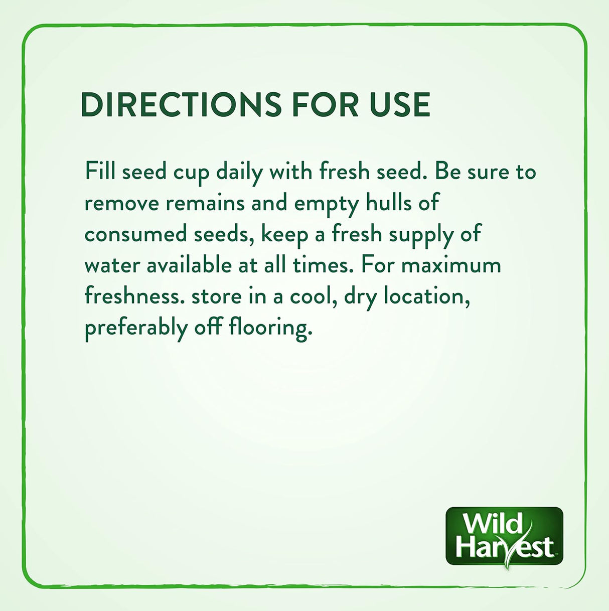 Wild Harvest P-A1907 Wh Mezcla diaria Perico alimento