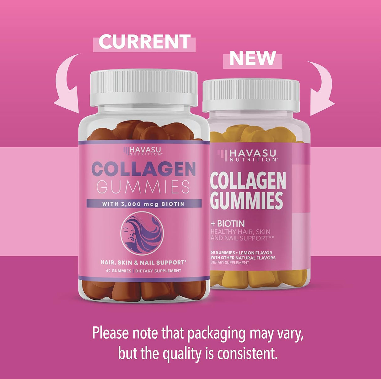 Gomitas de Colágeno para Cabello, Piel y Uñas con Biotina