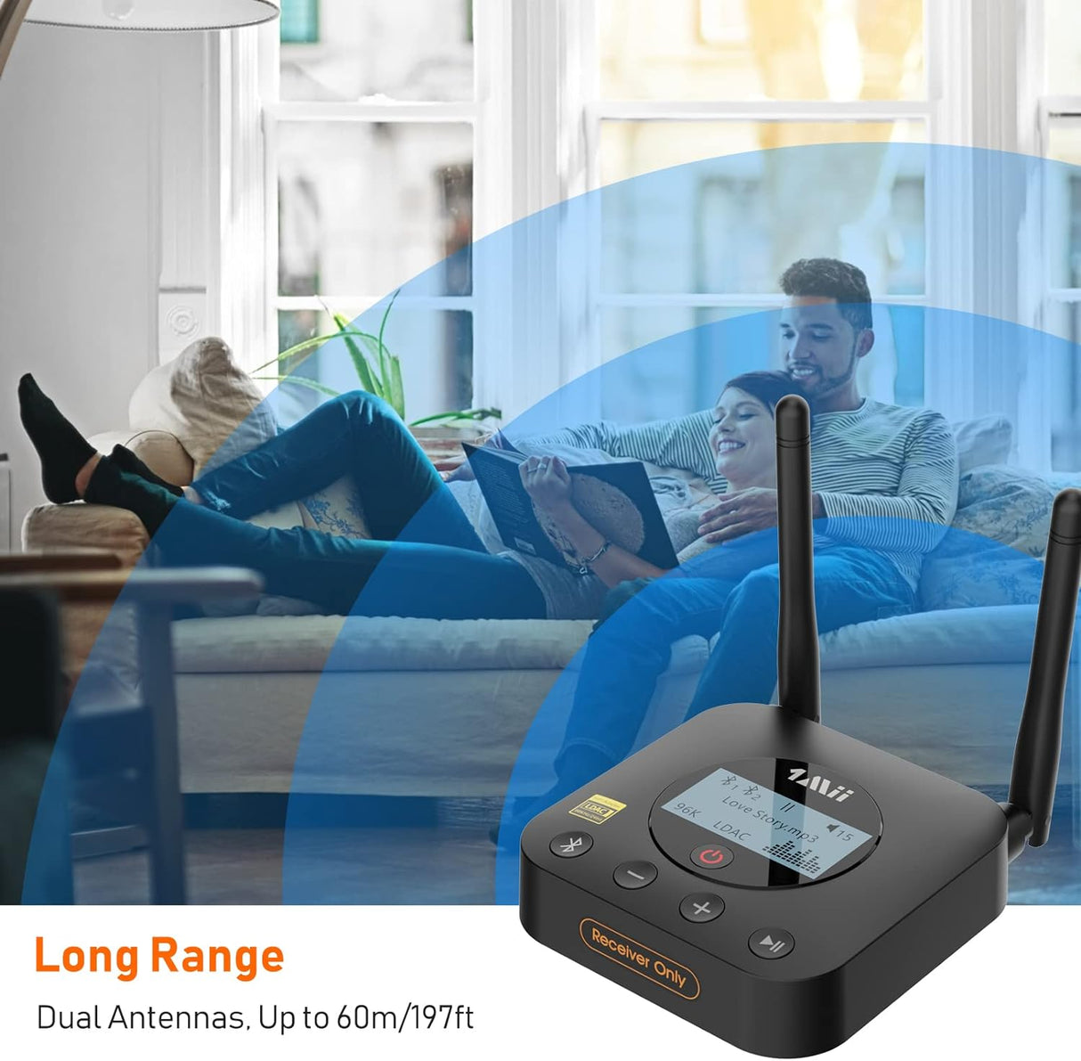 Receptor Bluetooth adaptador de audio inalámbrico Bluetooth