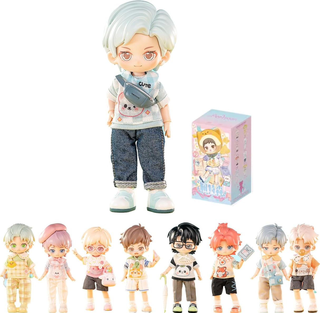 Muñeca BJD PEETSOON, Kawaii, posable, modelo Garden Party 1/12