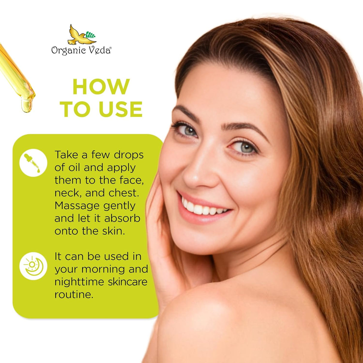 Aceite Facial de Moringa con Cúrcuma y Rosa