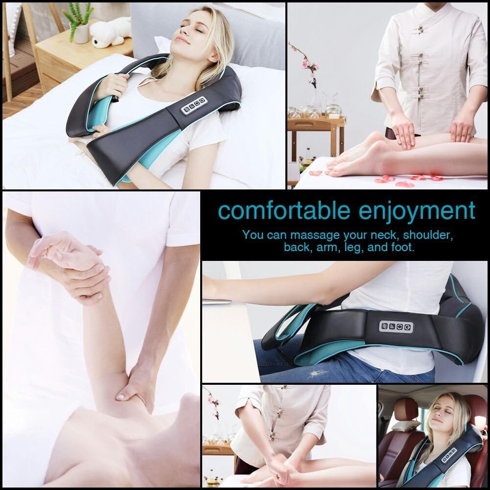 Masajeador Shiatsu Mo Cuishle 4D con Calor para Espalda y Cuello