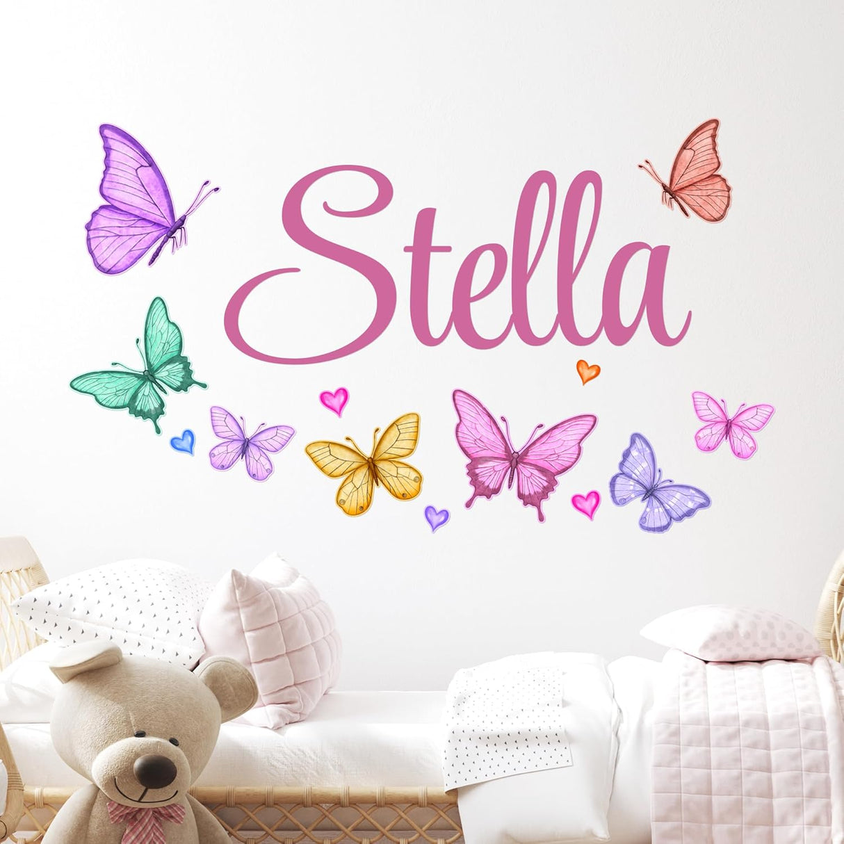 Decoración de Mariposas Personalizadas I Paredes para Niñas I Modelos Variados