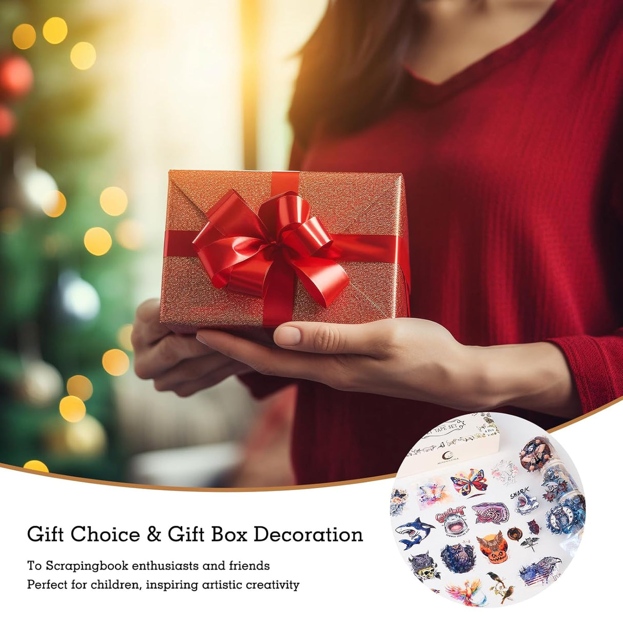 Cintas Holográficas PET Precortadas Animales Scrapbooking