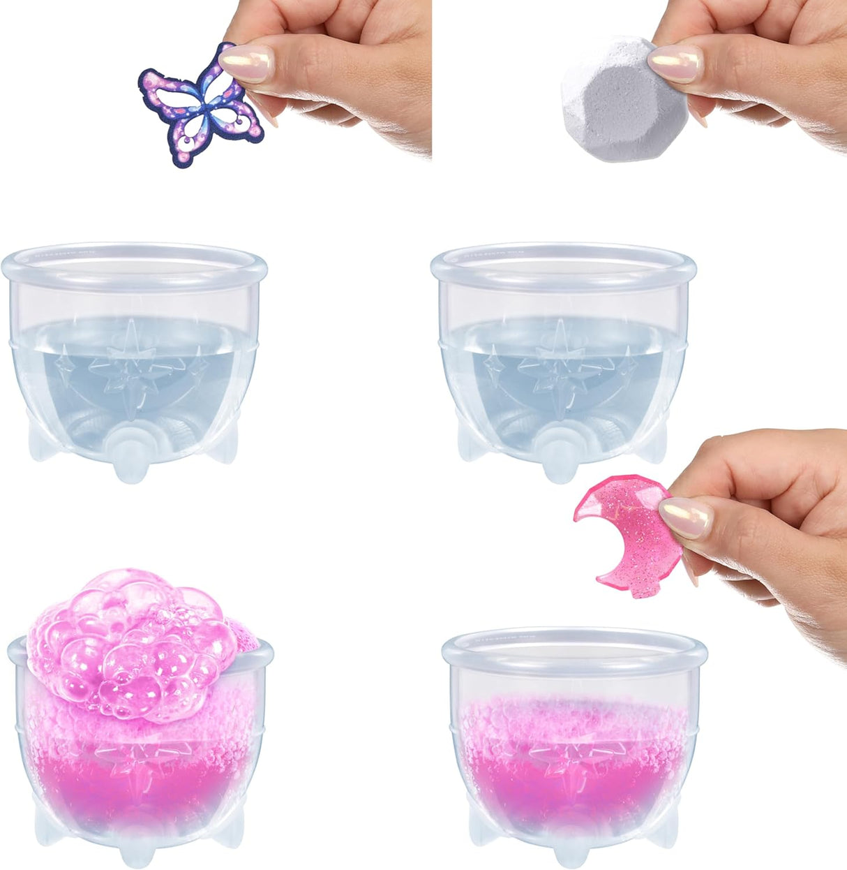 Muñeca Pixie Supreme Magic Mixies, 50+ luces y sonidos, Skylar