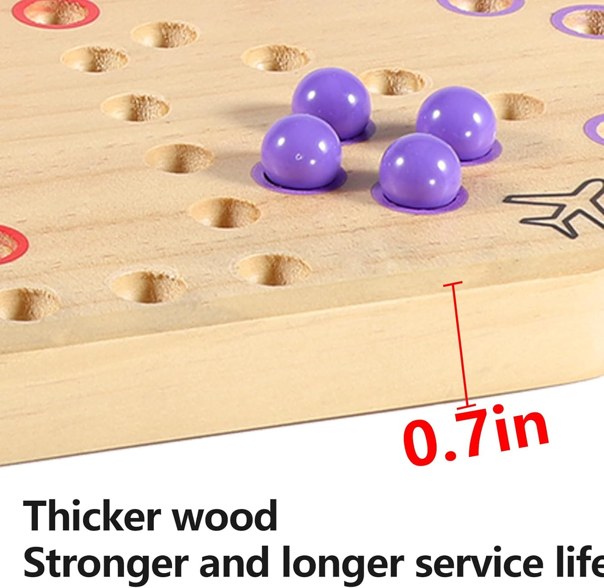 Juego de Mesa Wahoo, Original, 4-6 Jugadores, Aggravation