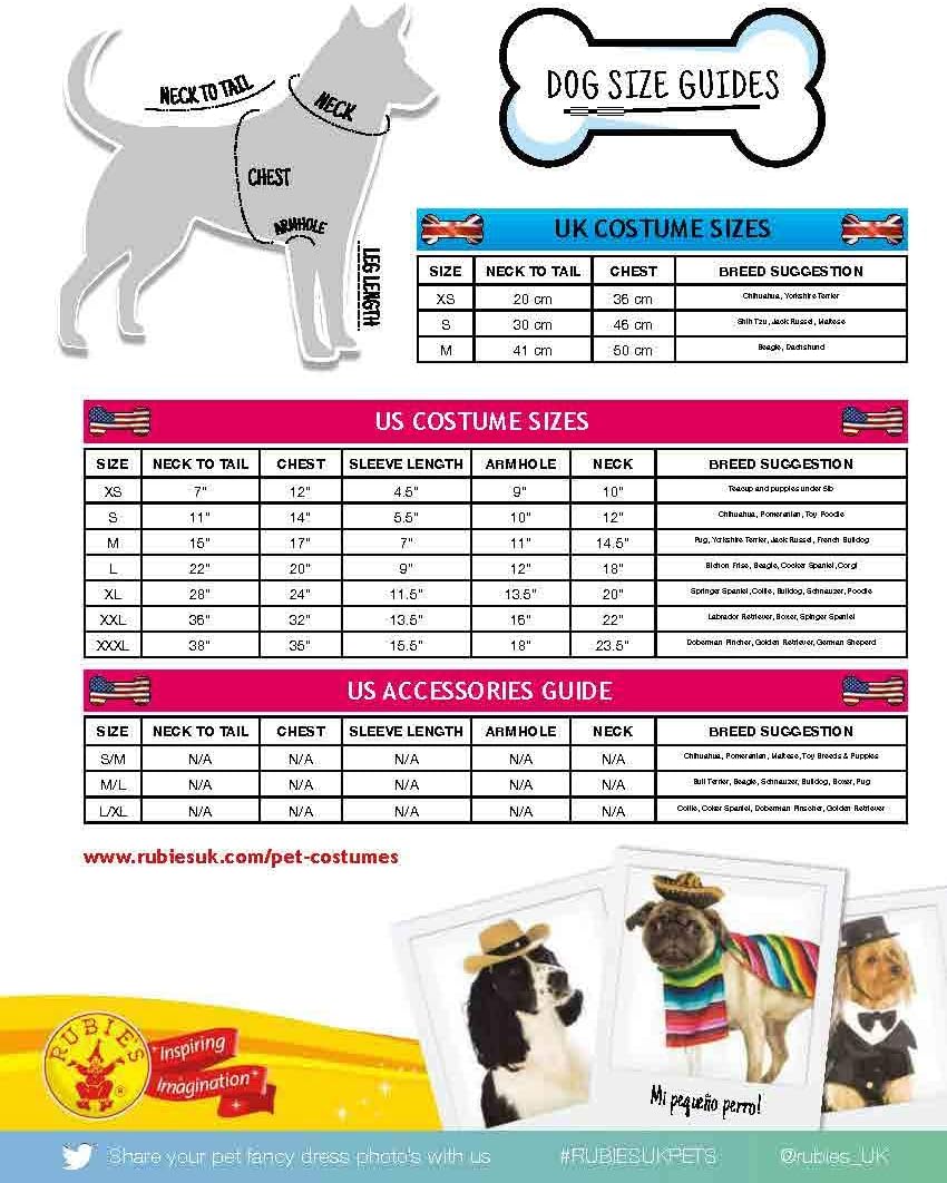 Rubie's - Disfraz para mascotas con el tema de Freddy Krueger A Nightmare on Elm Street