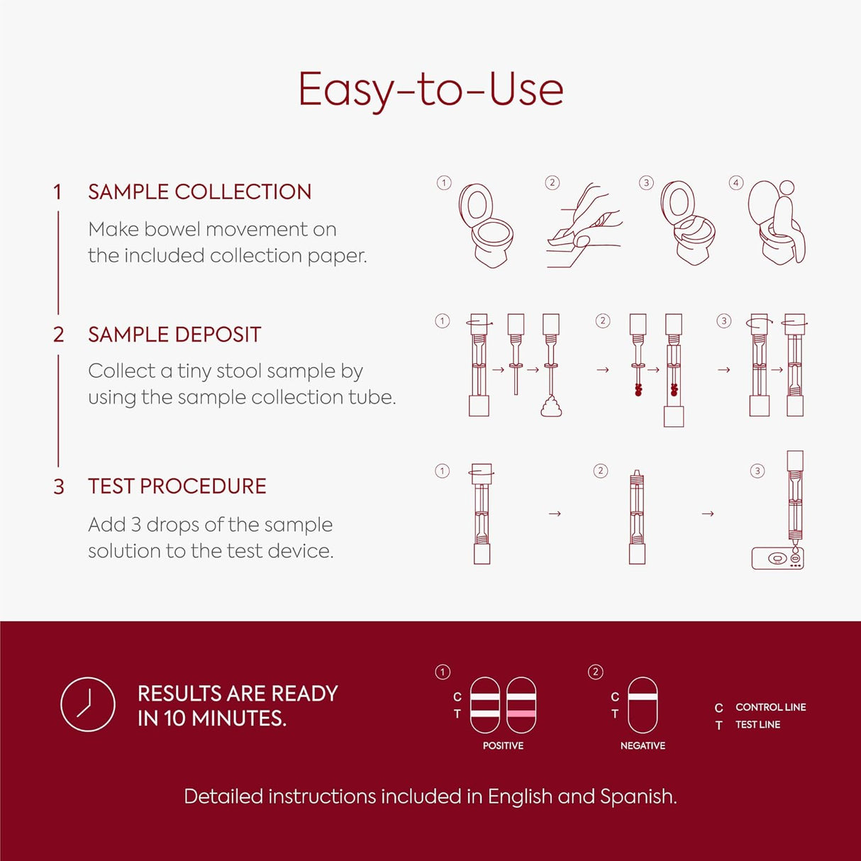 Prueba de Colon COLONOX - Test de Sangre Oculta en Heces