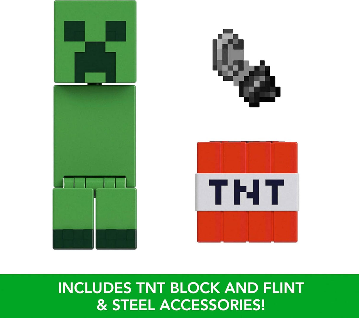 Figuras de Acción Minecraft de Mattel, 2-Pack, Creeper, 3.25
