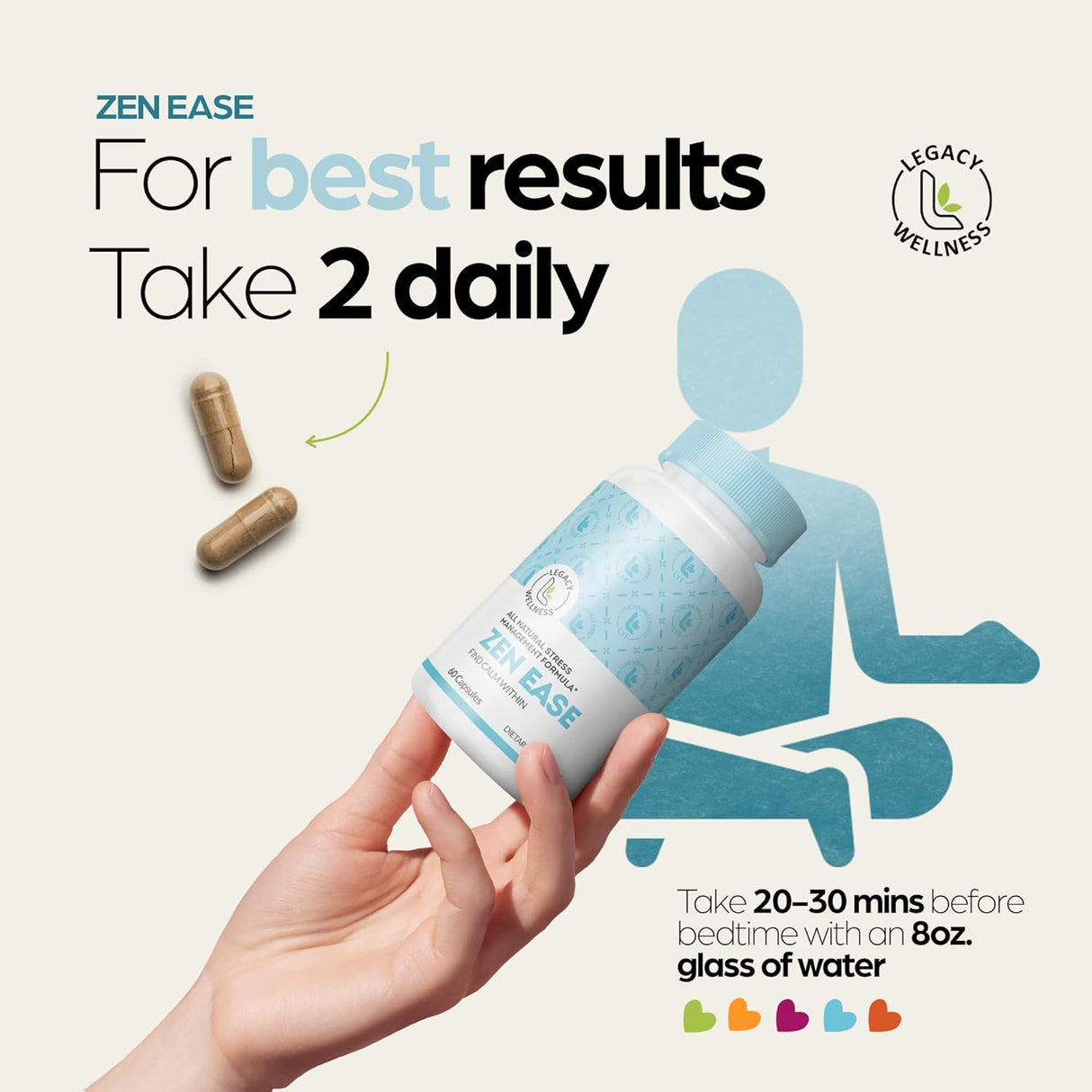 Suplemento para el alivio del estado de ánimo y el estrés