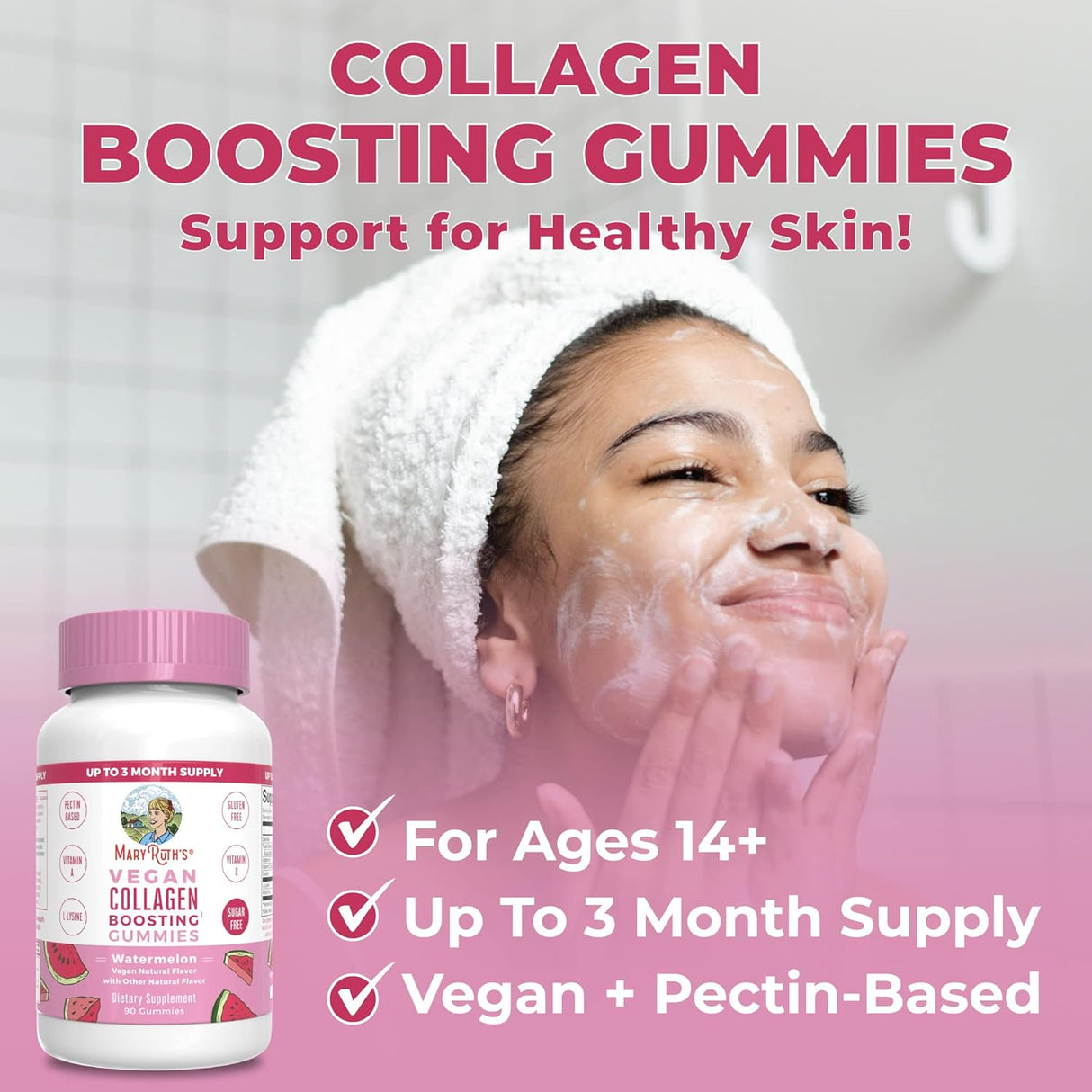 Suplemento Impulsante del colágeno gomitas 90 porciones