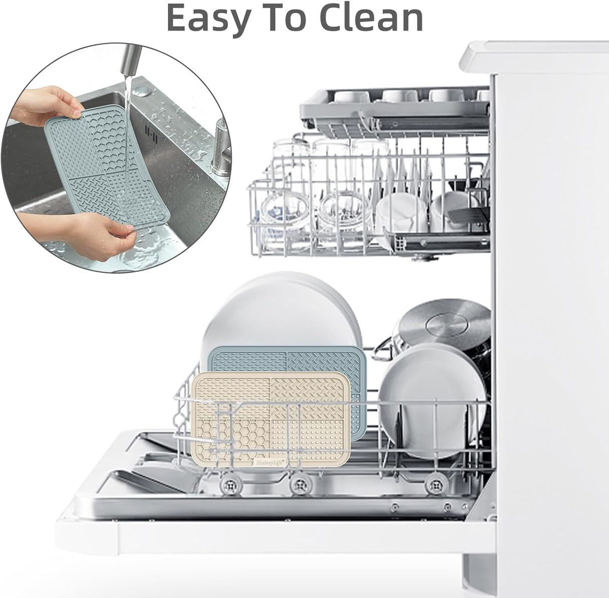 2 comederos grandes para perros y lamer tapete