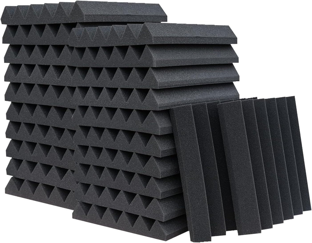 Paneles Acústicos 24 Pack, Espuma Absorbente 2x12x12