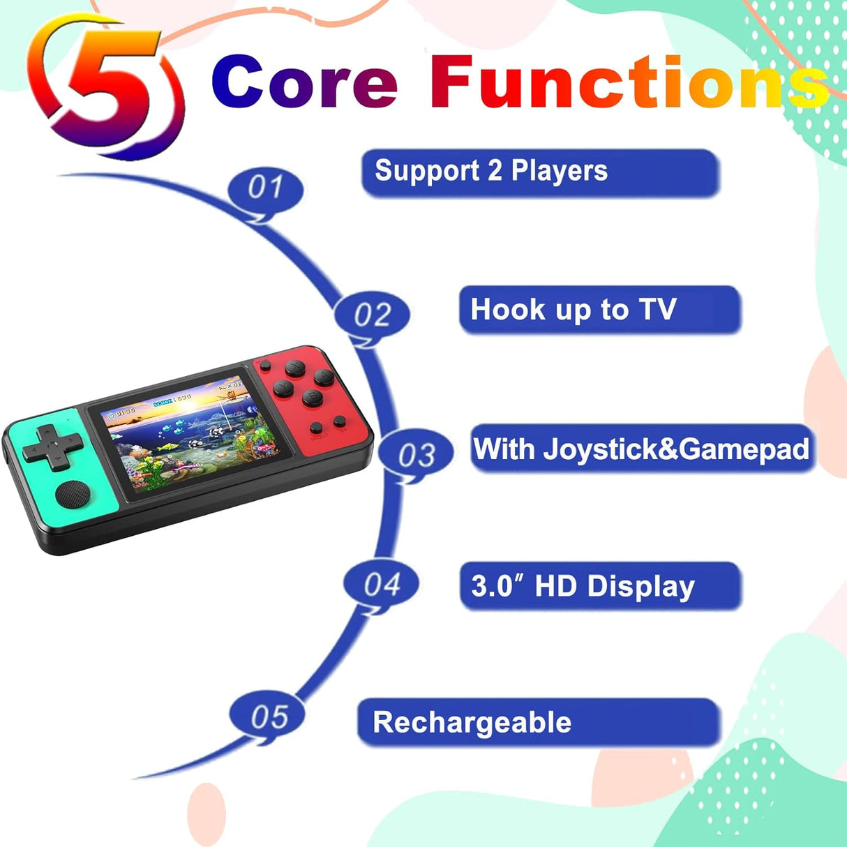 Consola de juegos de mano para niños y adultos GB-867 Beico