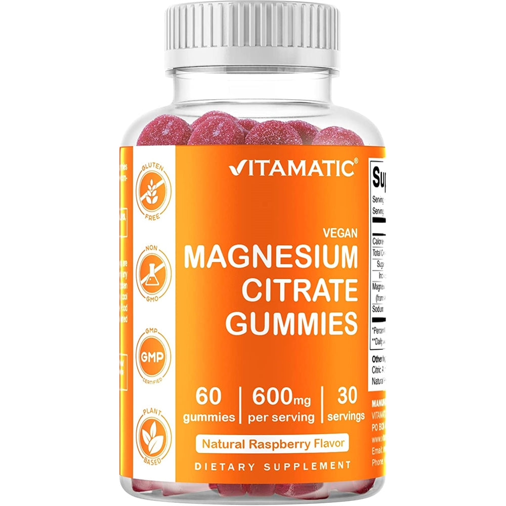 Suplementos Alimenticios citrato de magnesio 600 mg