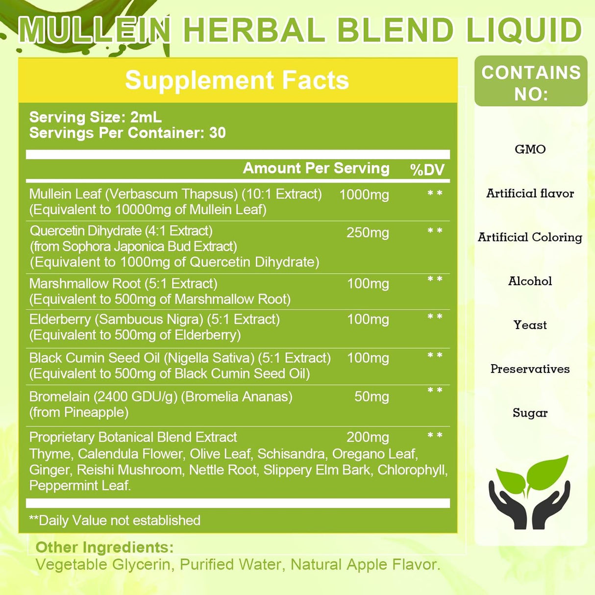 Suplemento de Gordolobo para Pulmones, Detox y Limpieza