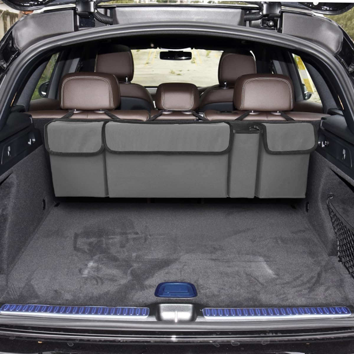 Organizador de Maletero BELOMI, Impermeable, 4 Bolsillos, Grande