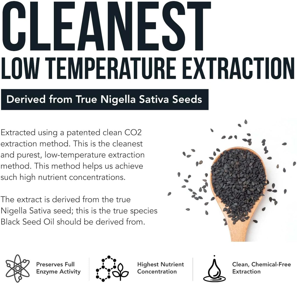 Cápsulas de Extracto de Aceite de Semilla Negra 60:1 TQ-Advanced 4X